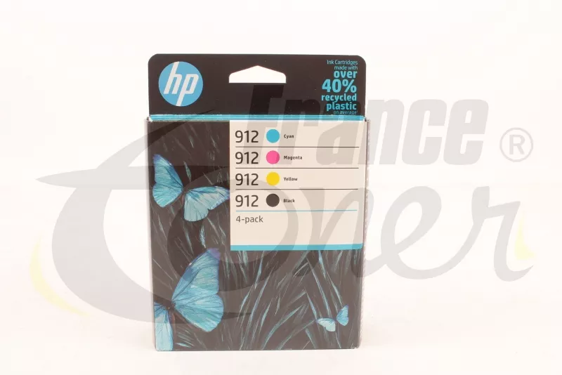 Compatible Pack 912XL Cartouche HP 912 XL Noir et Couleur pour