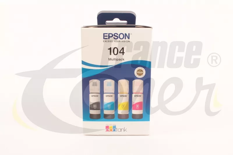 Pack de 4 Flacons compatibles avec Epson 104
