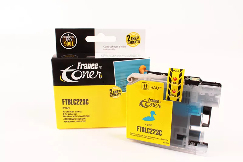 Cartouche Jet D'encre Adaptable BROTHER LC 223 - Jaune (LC223YA)